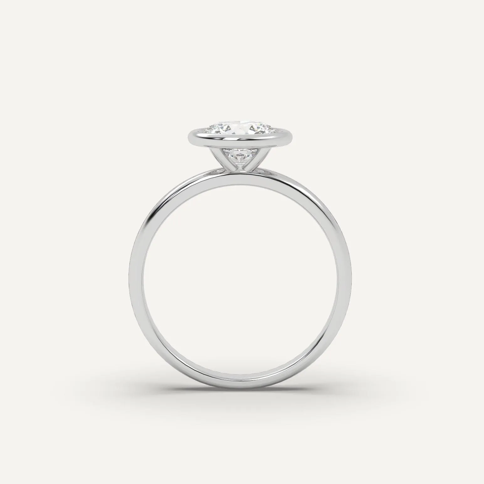 1 carat Round Cut Diamond Ring