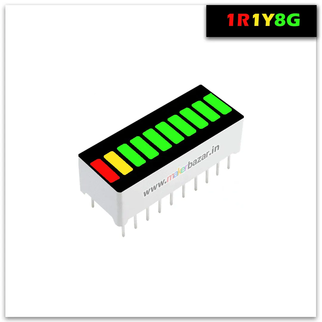 10 Segment Digital LED Bar Graph Display