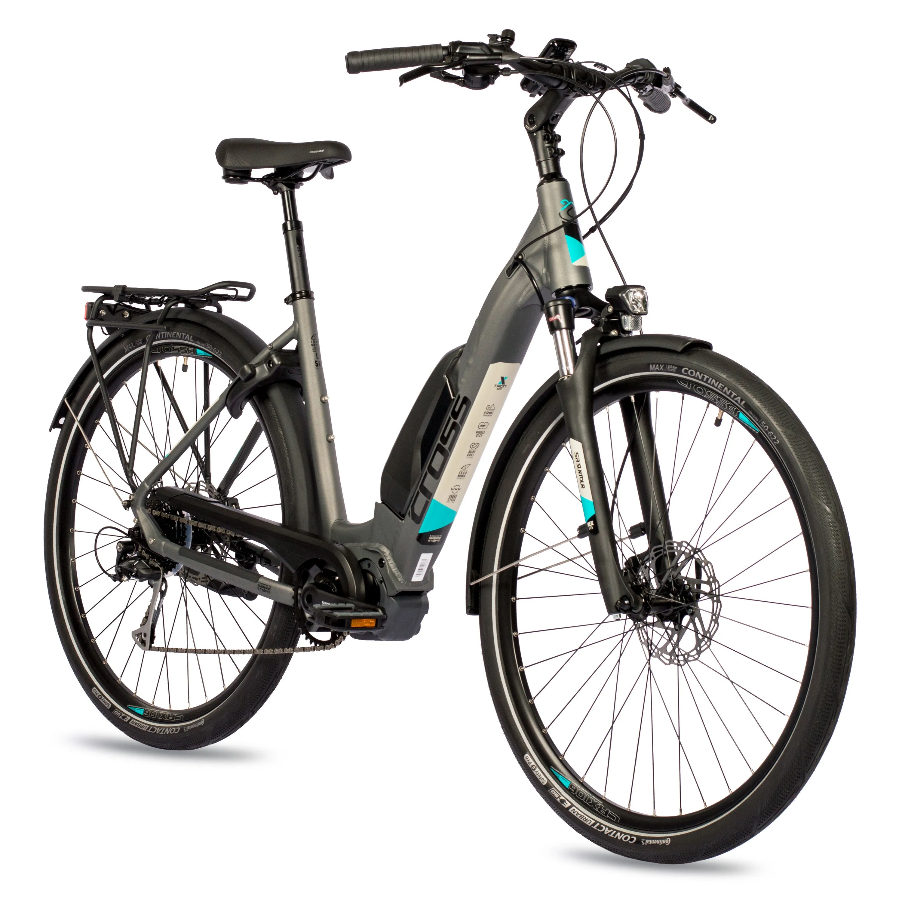 28 Zoll E-Bike Trekking Fahrrad LS WAVE X-Tron SR1 SHIMANO STеPS E-6100 504Wh 9 GANG SHIMANO ALIVIO