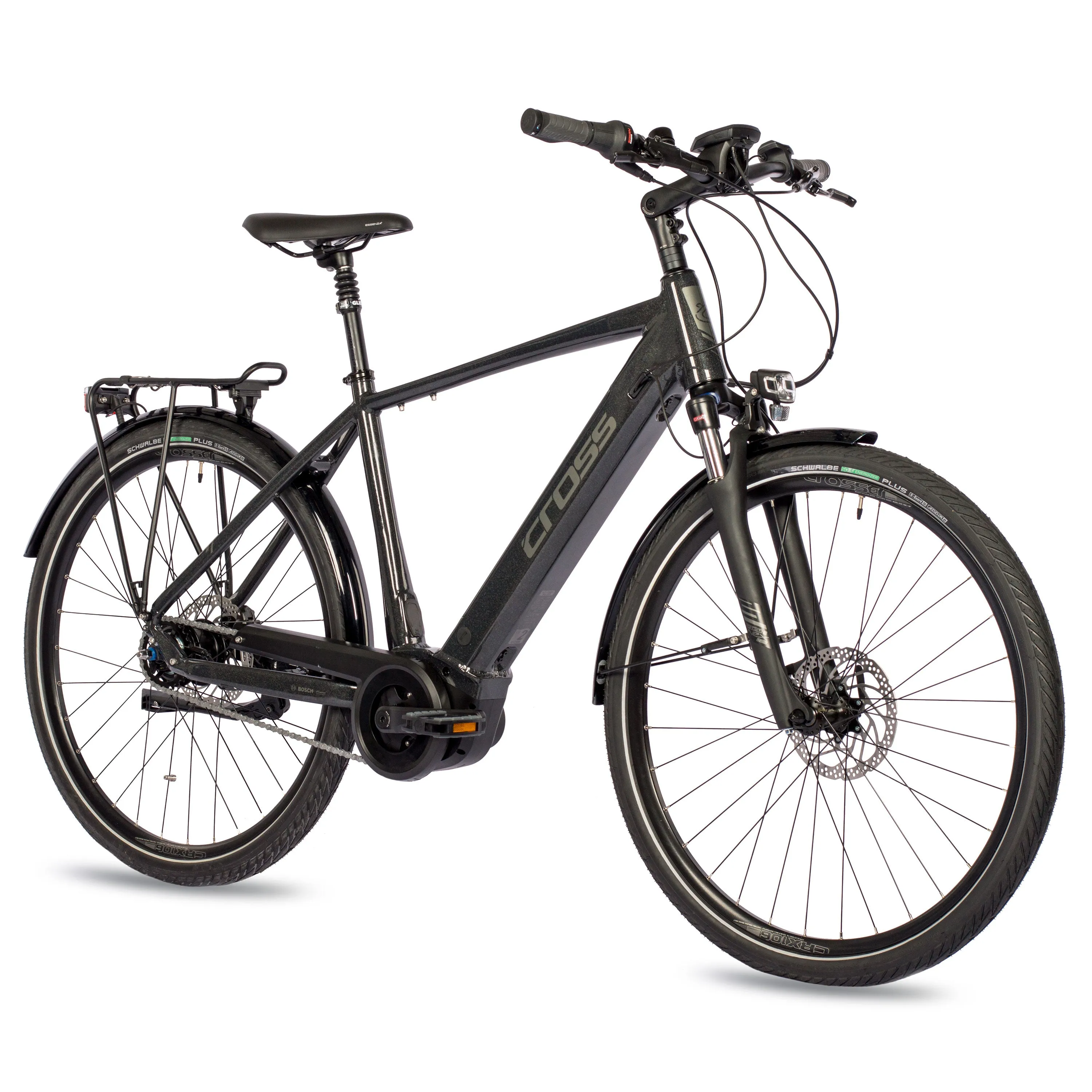 28 Zoll Herren E-Bike City Fahrrad NOVA CITY BOSCH PERFORMANCE LINE 625Wh 5 GANG SHIMANO NEXUS INTER