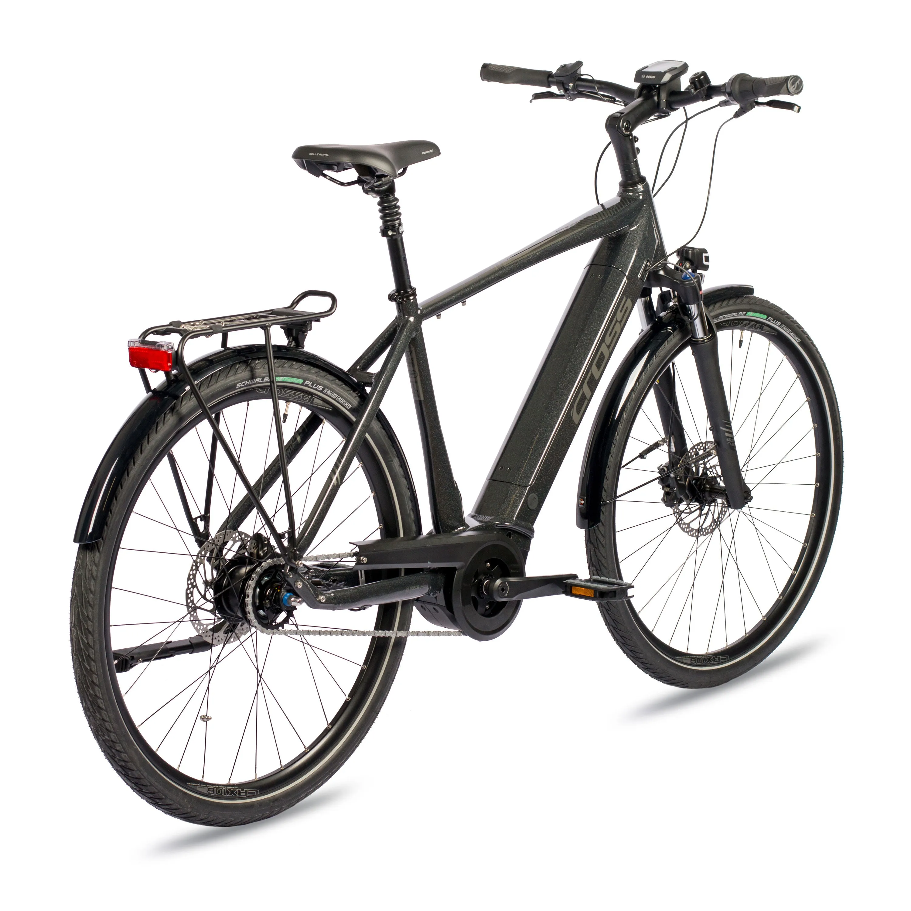 28 Zoll Herren E-Bike City Fahrrad NOVA CITY BOSCH PERFORMANCE LINE 625Wh 5 GANG SHIMANO NEXUS INTER