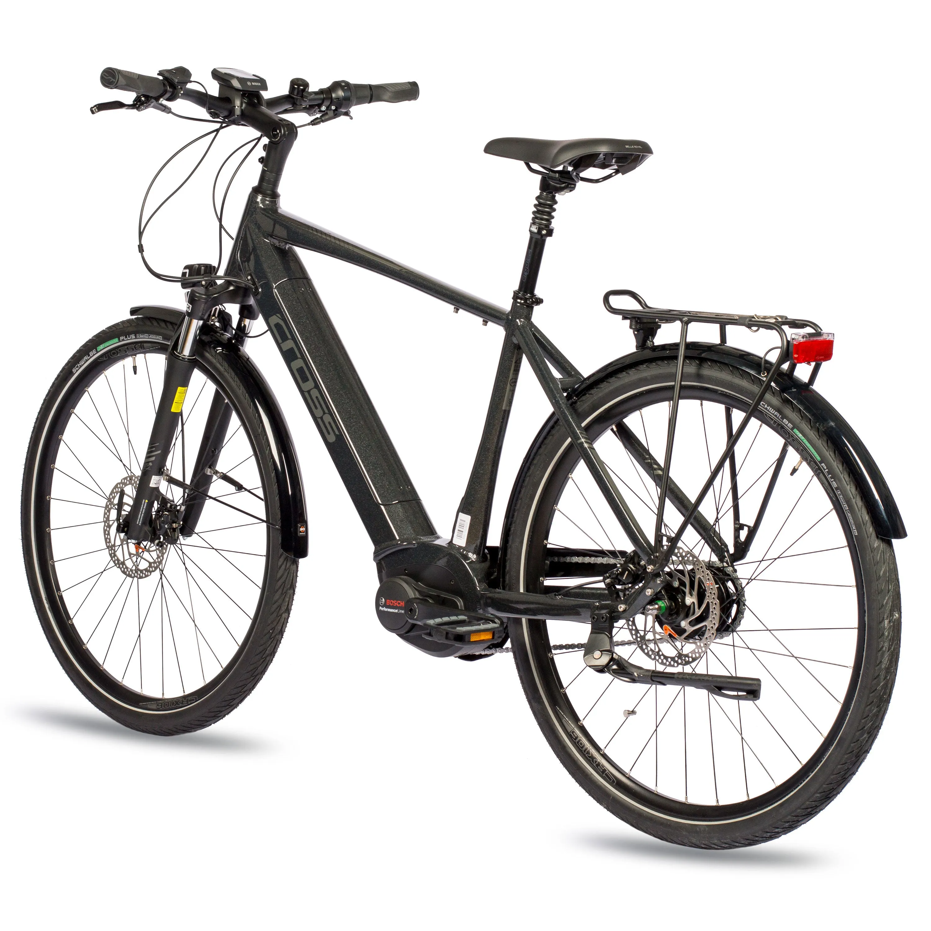 28 Zoll Herren E-Bike City Fahrrad NOVA CITY BOSCH PERFORMANCE LINE 625Wh 5 GANG SHIMANO NEXUS INTER