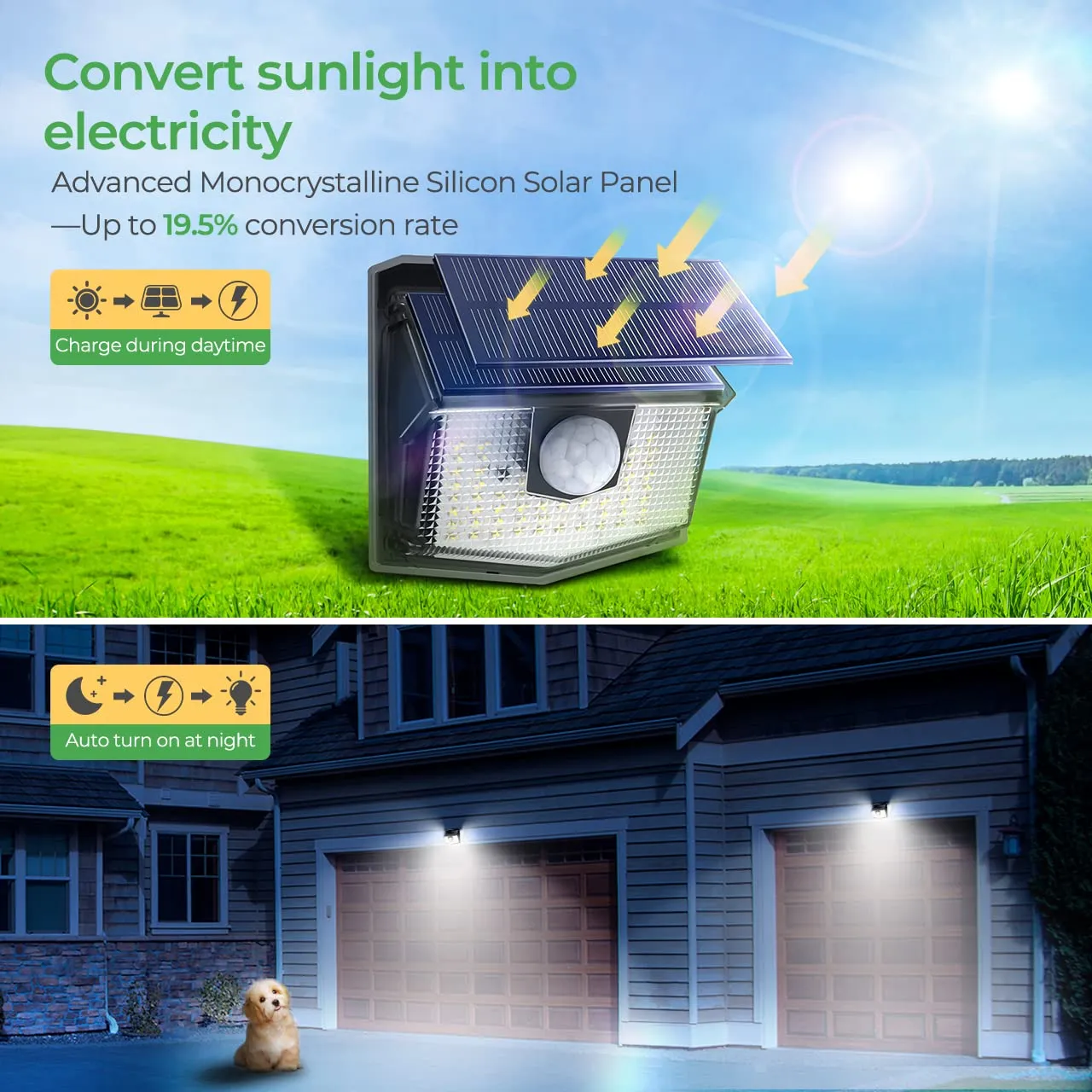 293AB Solar Lights Outdoor 6 Pack Cold White