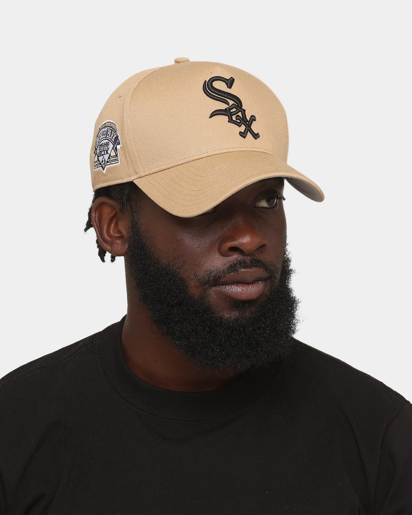 47 Brand Chicago White Sox 'Khaki Stadium' Sure Shot 47 MVP DT Snapback Khaki/Black