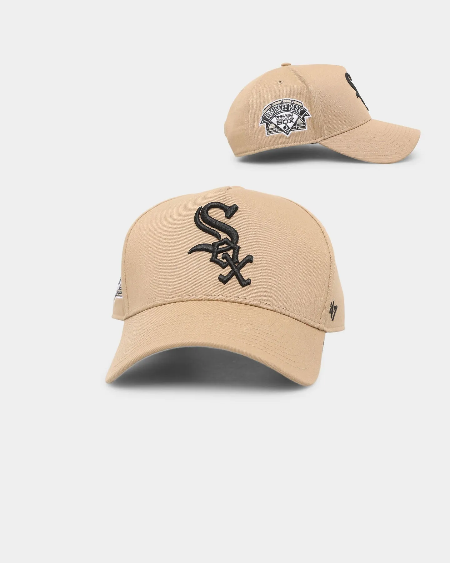 47 Brand Chicago White Sox 'Khaki Stadium' Sure Shot 47 MVP DT Snapback Khaki/Black