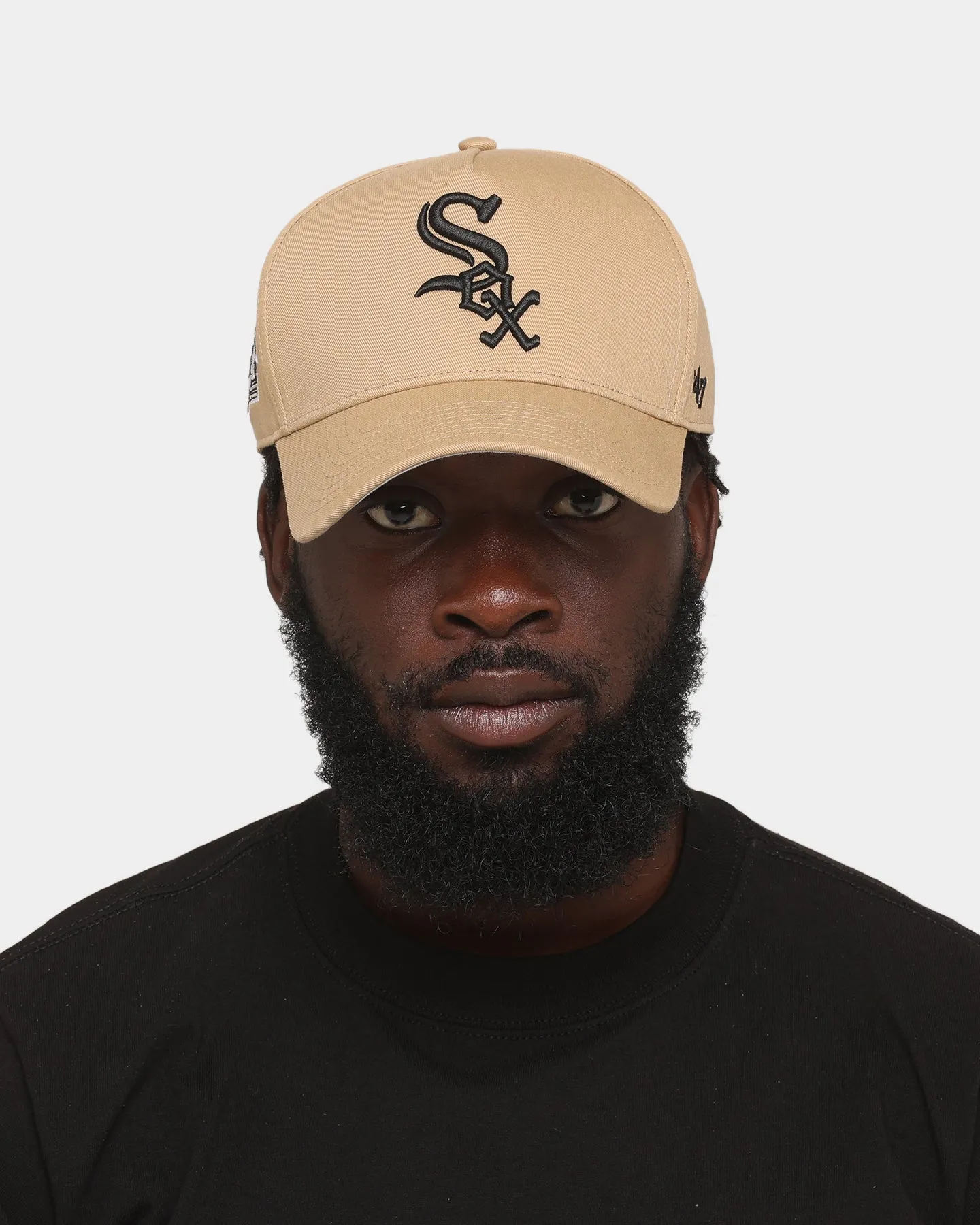 47 Brand Chicago White Sox 'Khaki Stadium' Sure Shot 47 MVP DT Snapback Khaki/Black