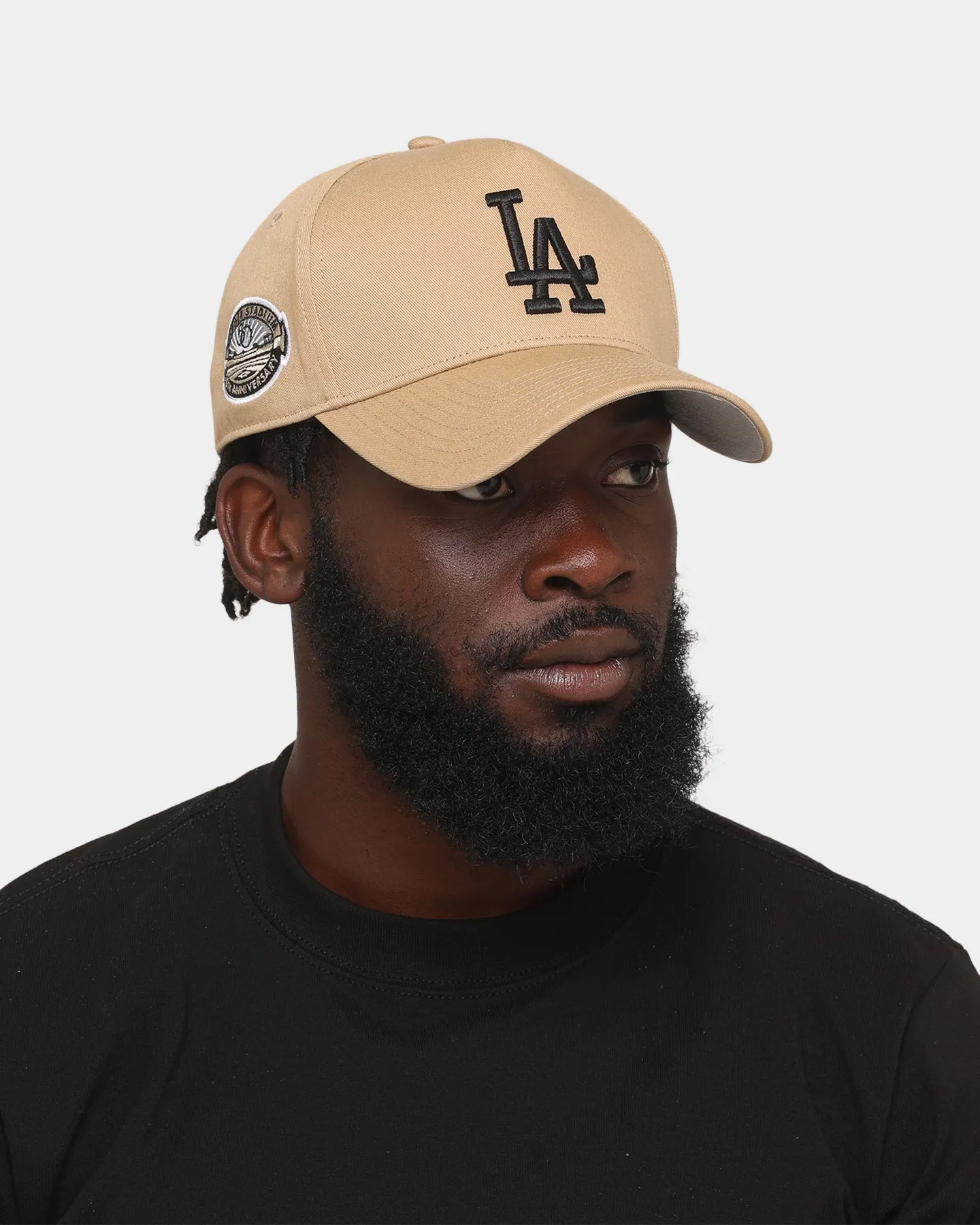 47 Brand Los Angeles Dodgers 'Khaki Stadium' Sure Shot 47 MVP DT Snapback Khaki/Black