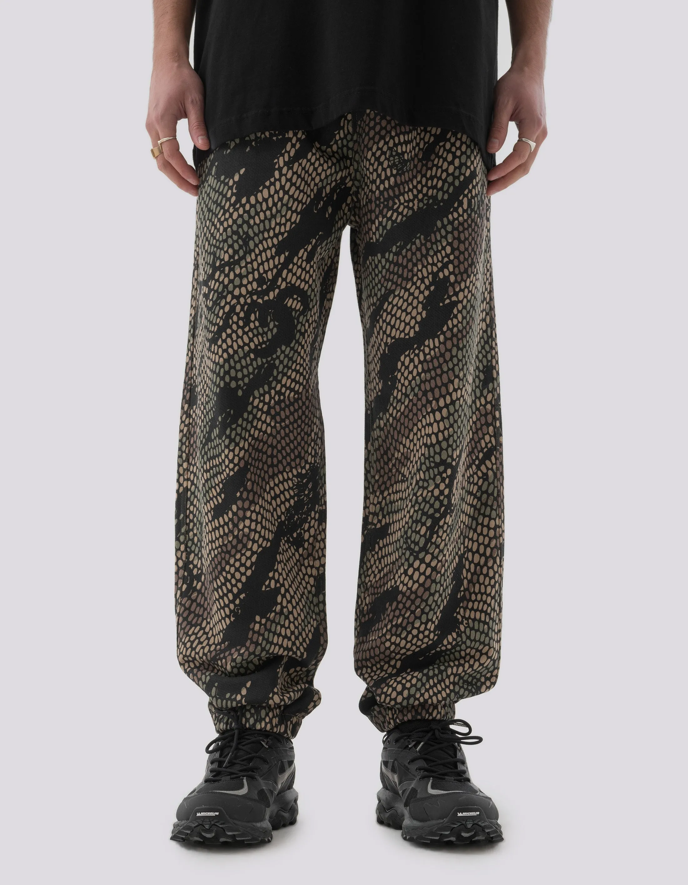 5068 Organic Camo Sweatpants Woodland