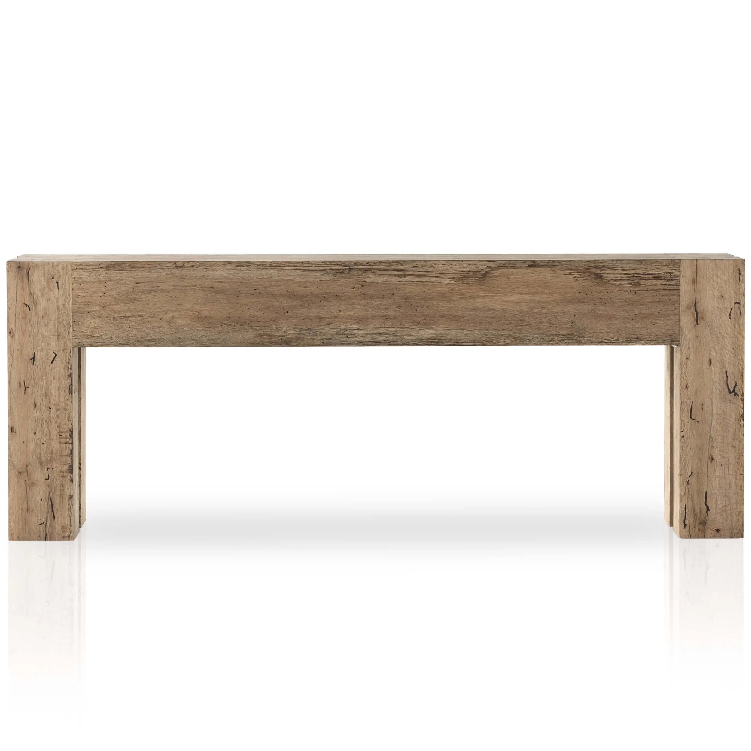 Abaso Console Table, Rustic Wormwood