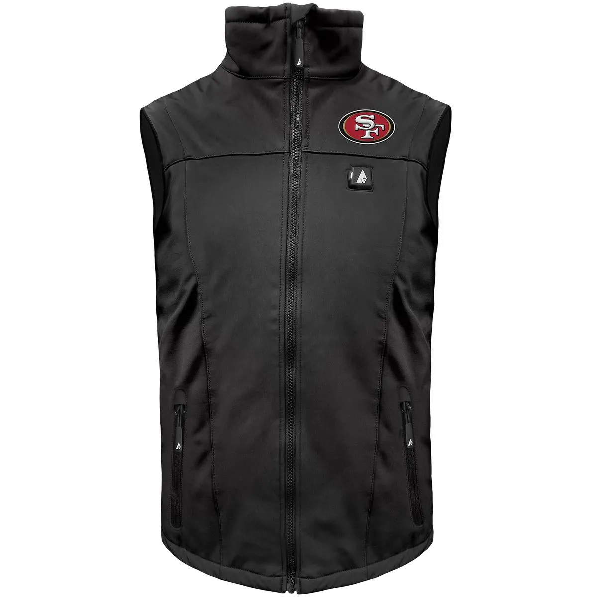 ActionHeat San Francisco 49ers 5V Men's Softshell Battery Heated Vest