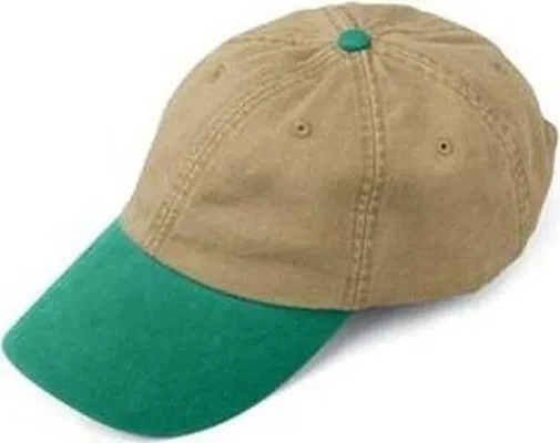 Adams AD969 Optimum Pigment Dyed-Cap - Khaki Aqua