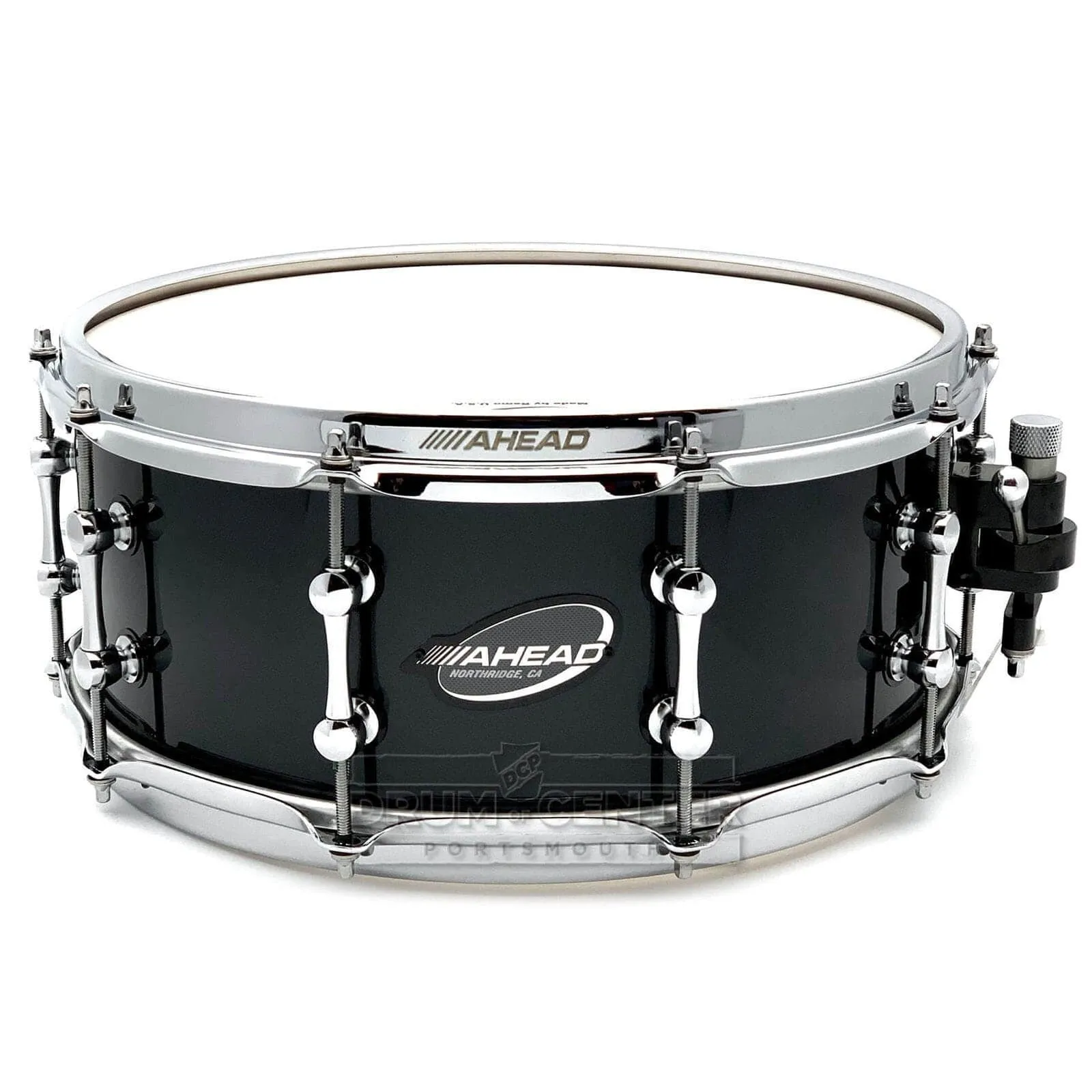 Ahead Steam Bent 1-ply Maple Snare Drum 14x6 Gun Metal Sparkle