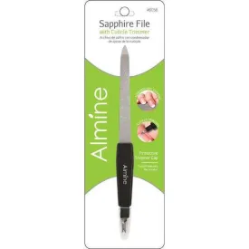 Almine Sapphire File w/ Cuticle Trimmer #6056