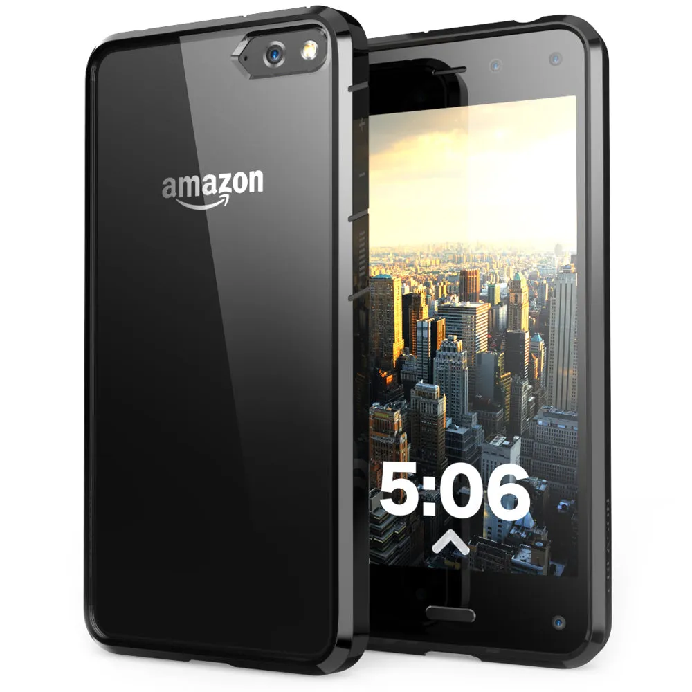 Amazon Fire Hybrid Clear Case-Clear/Black