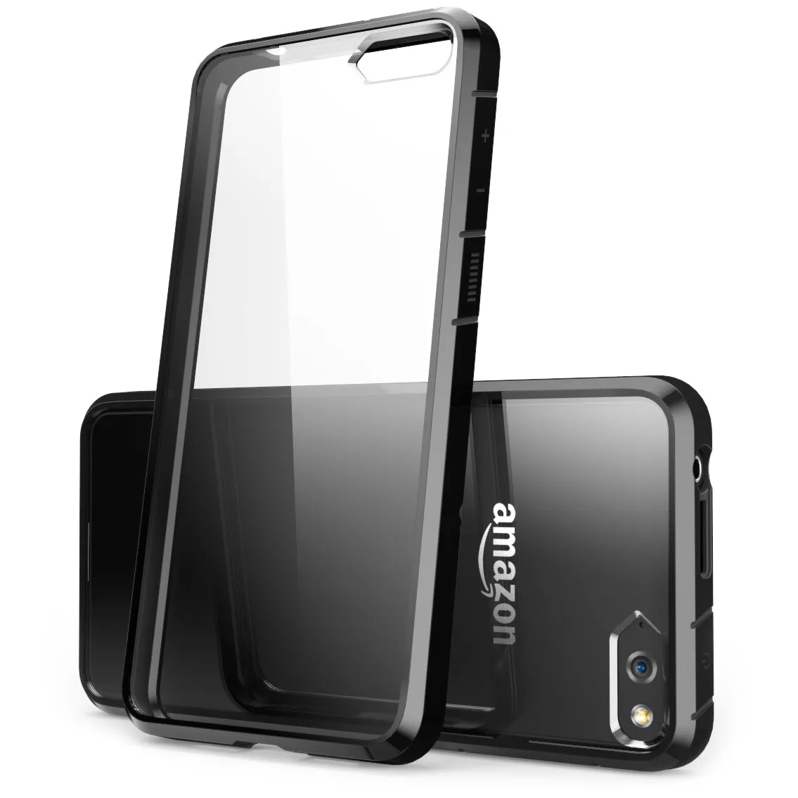 Amazon Fire Hybrid Clear Case-Clear/Black