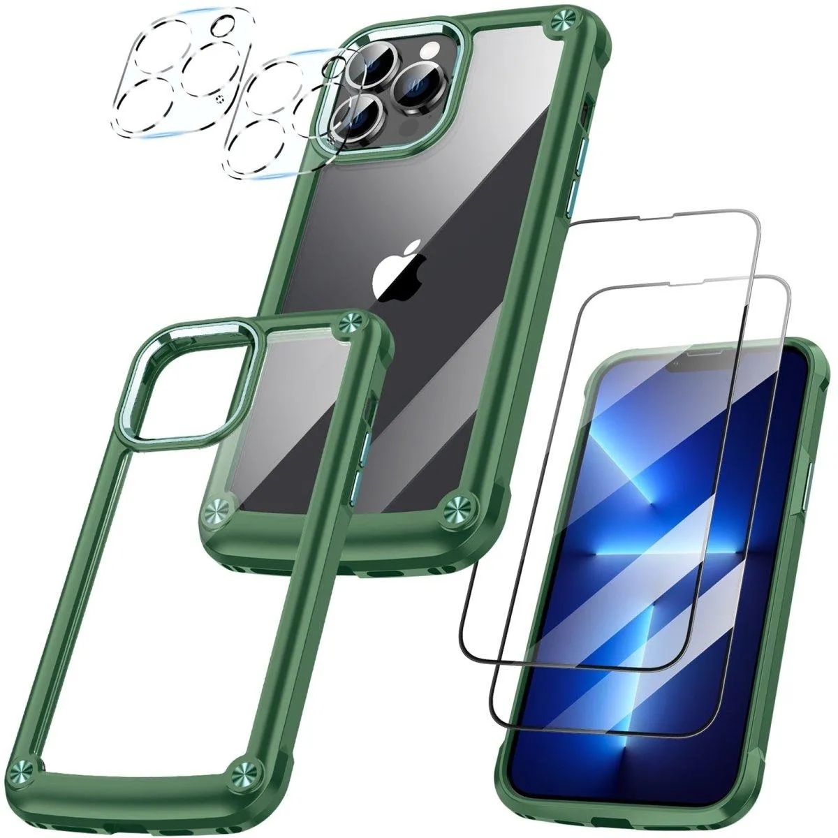 Ambo 5-in-1 Liquid TPU Protection Case For iPhone 15 Series