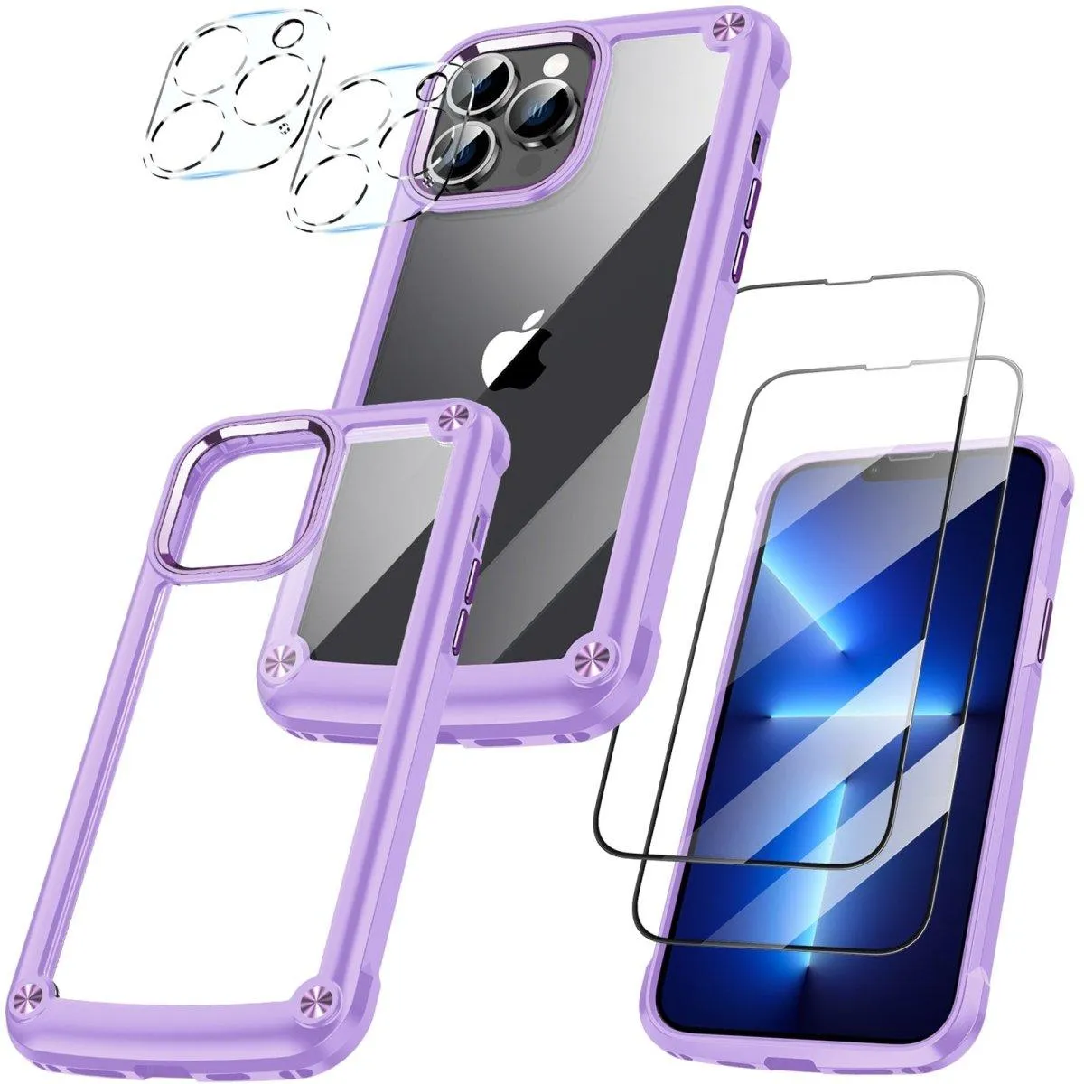 Ambo 5-in-1 Liquid TPU Protection Case For iPhone 15 Series