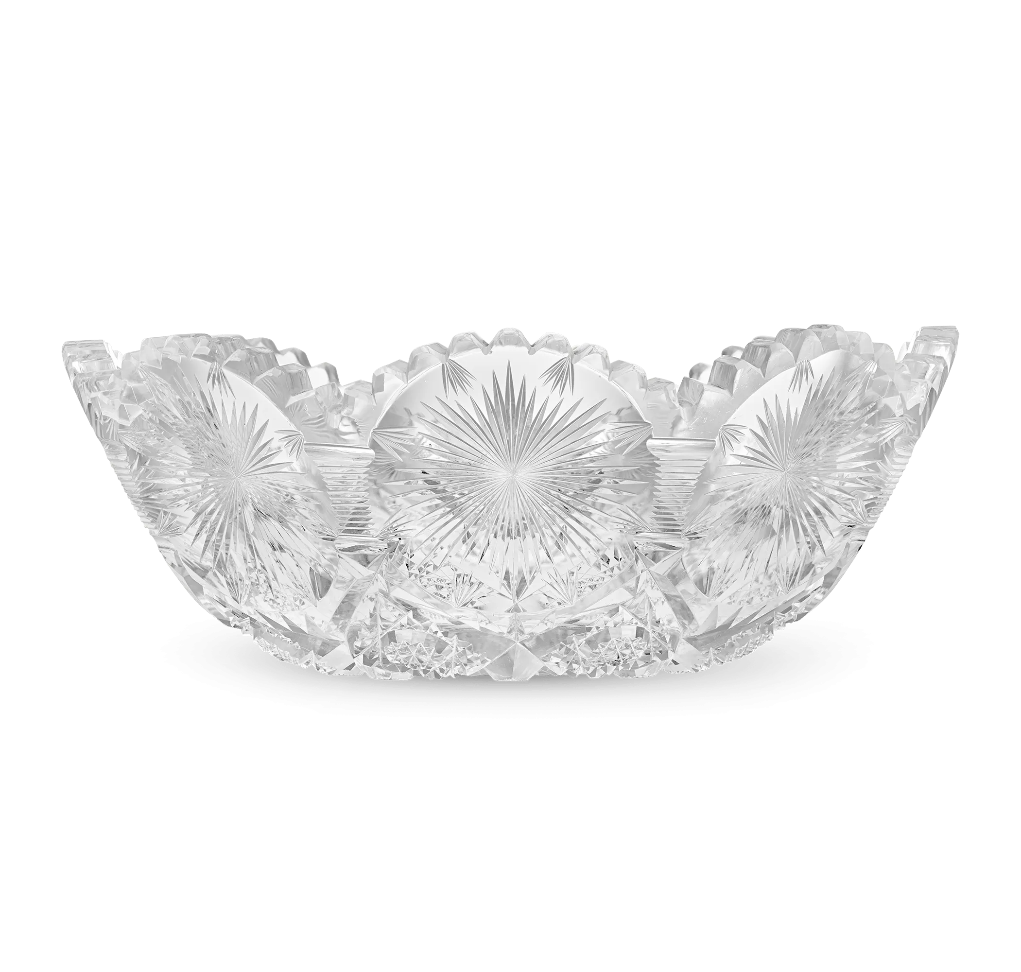 American Brilliant Period Cut Glass Bowl