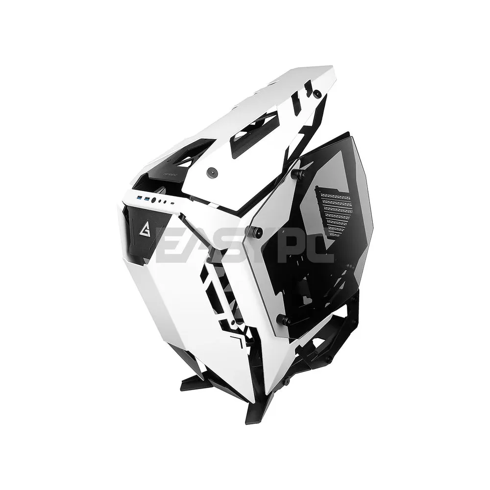 Antec Torque White & Black E-ATX (3*120mm Front, 3*120mm Top Fans) 19GLO ANTO2641 Aluminum Mid-Tower Open Gaming PC Case