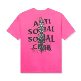 Anti Social Anguish Tee - Candy Pink