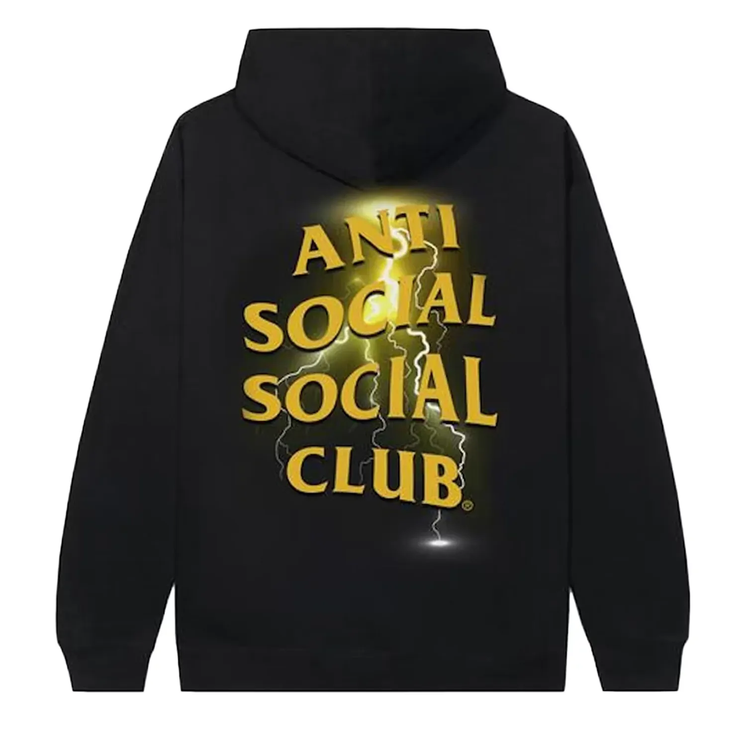 Anti Social Social Club Twista Sweatshirt Black Yellow