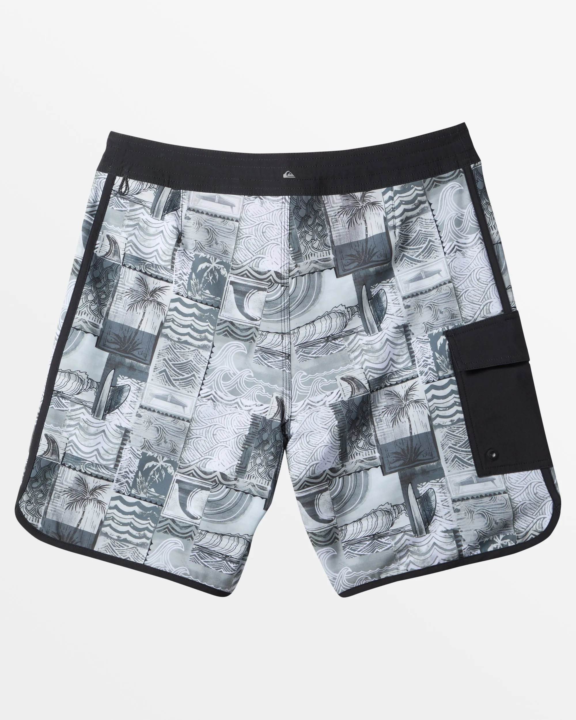 Aqua Stamp 19" Boardshorts