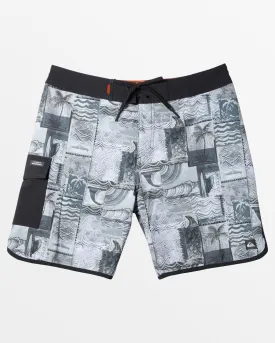 Aqua Stamp 19" Boardshorts