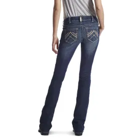 Ariat Ladies R.E.A.L. Low Rise Stretch Rosy Whipstitch Boot Cut Jean 10018351