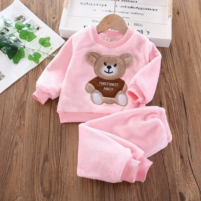 Baby Velvet Set Teddy Bear 2 & 3 pieces