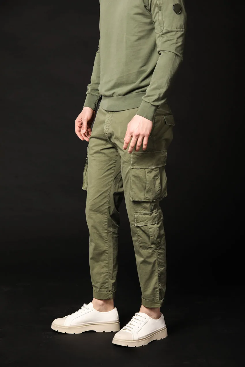 Bahamas pantalone cargo uomo in twill di cotone stretch limited edition regular ①