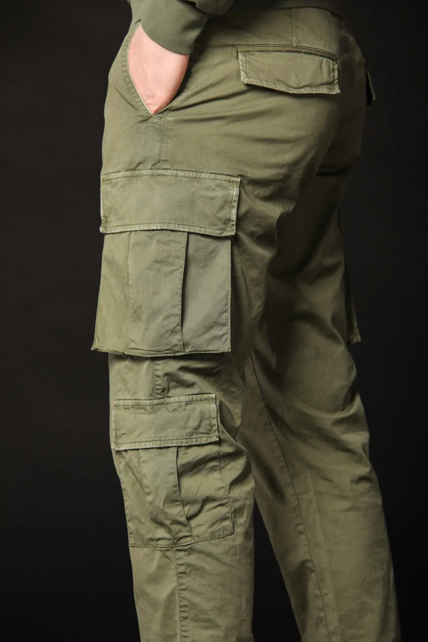 Bahamas pantalone cargo uomo in twill di cotone stretch limited edition regular ①