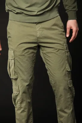 Bahamas pantalone cargo uomo in twill di cotone stretch limited edition regular ①