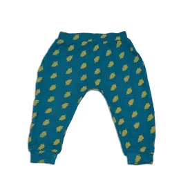 Bamboo Harem Pants (Dotty Leaf Print)