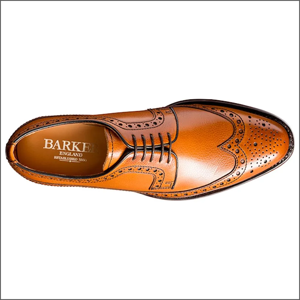 Barker Calvay Cedar Grain Wingtip Brogue/