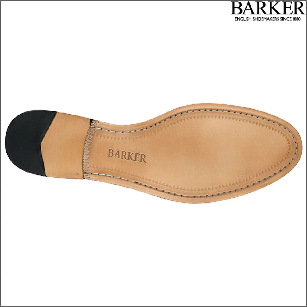 Barker Newington Black Hi-Shine Mocassin*