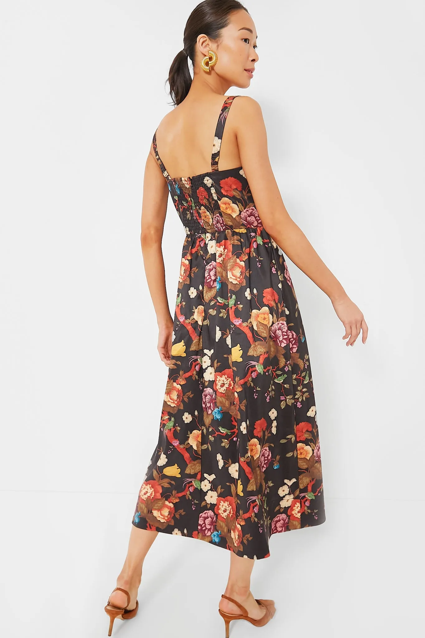 Baroque Floral Maria Dress