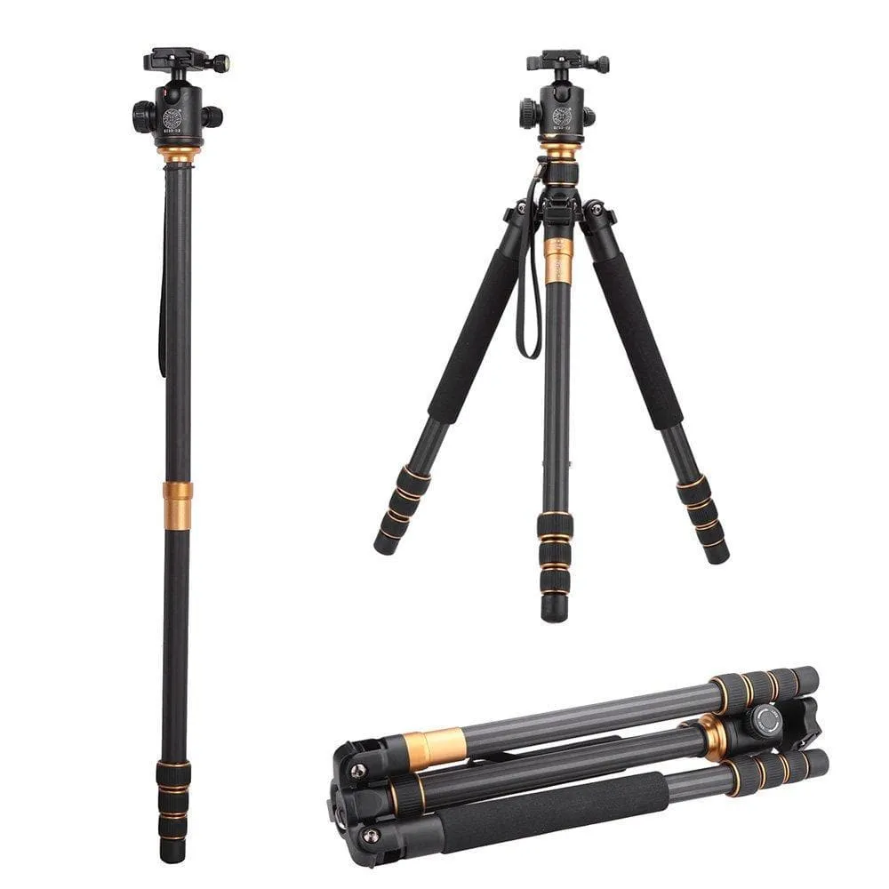 Beike Q999C Carbon Fiber Tripod/Monopod with Ball Head