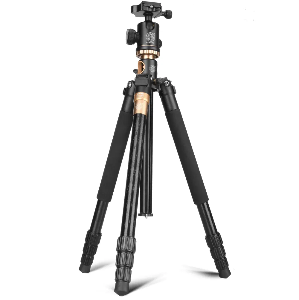 Beike Q999H Aluminium Convertible Tripod with Flat Lay Extension Arm