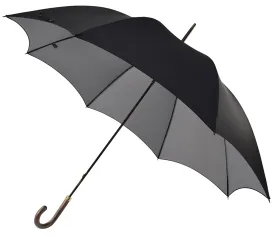 Black & Grey Hardwood Handle Fox Umbrella