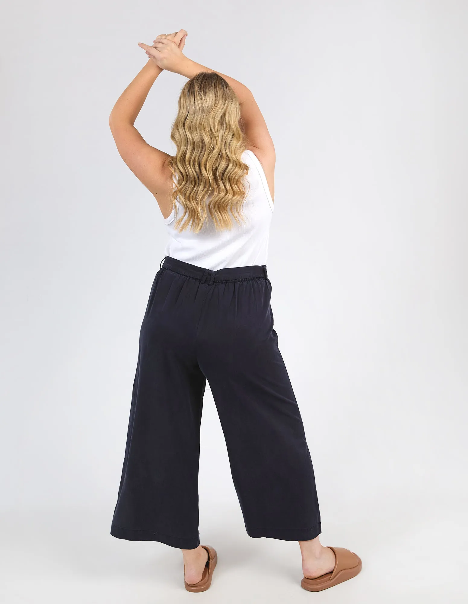 Bliss Washed Pant Washed Navy