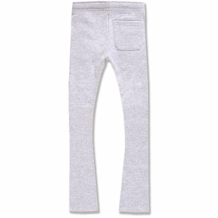 Boys Jordan Craig Uptown Stacked Sweatpants (Heather Grey) 8821LB