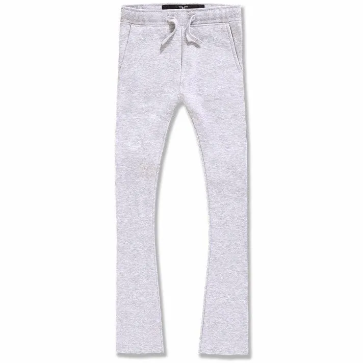 Boys Jordan Craig Uptown Stacked Sweatpants (Heather Grey) 8821LB