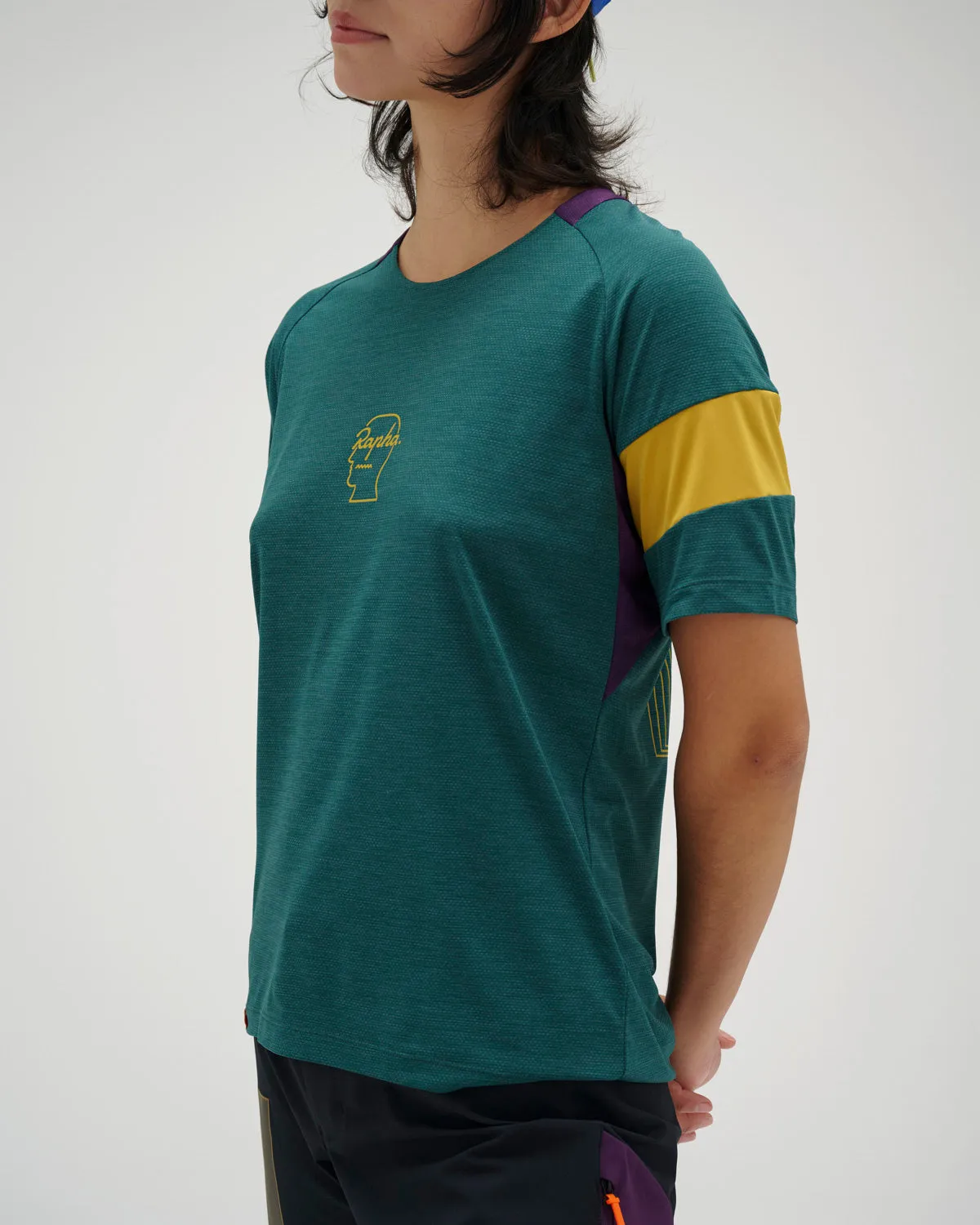 Brain Dead x Rapha Women's Trail Technical T-shirt - Dark Green