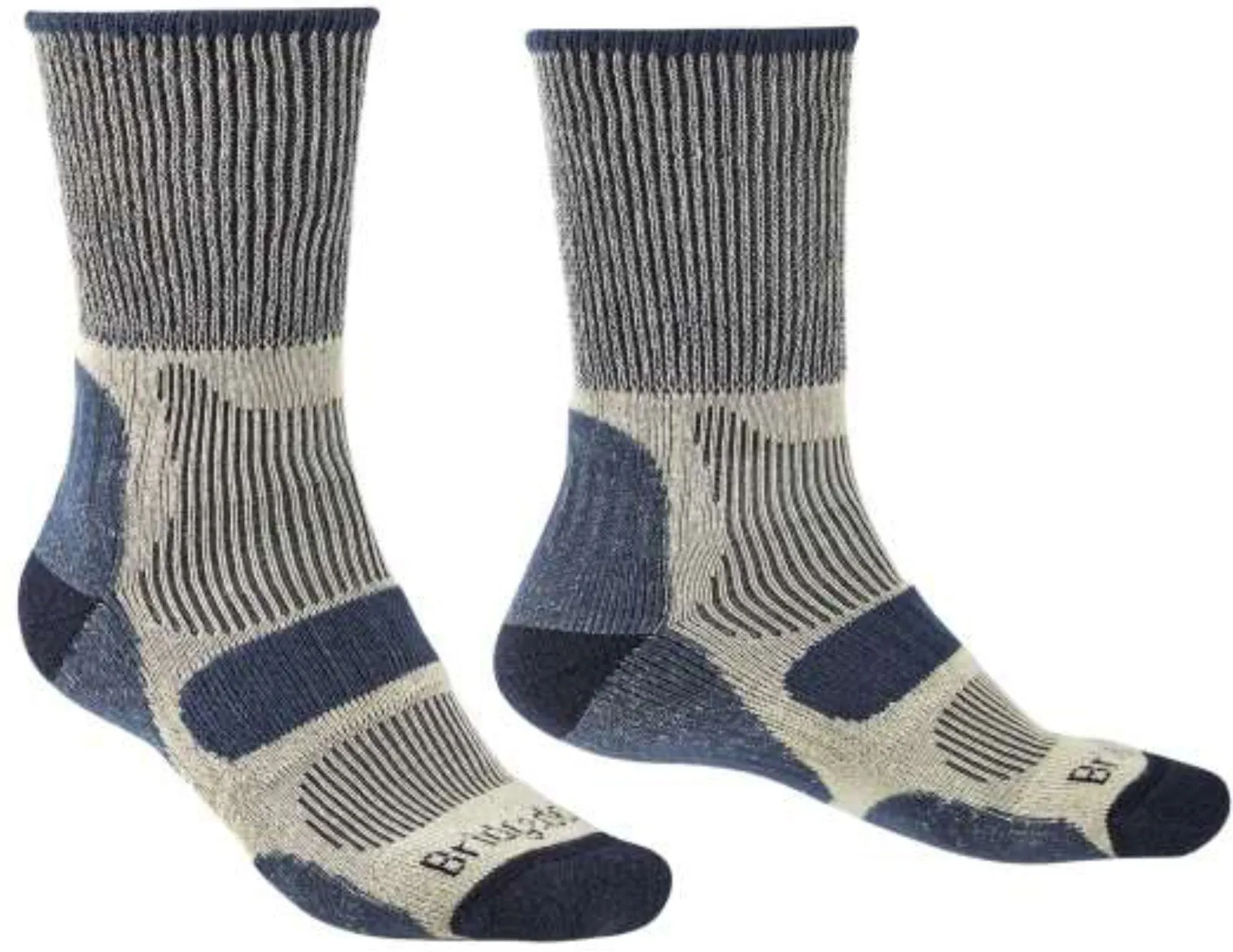 Bridgedale Men's Coolmax Comfort LW Cotton Crew Hiking Socks {710510}