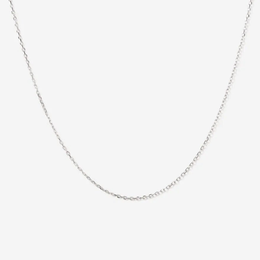 Cable Silver Chain Necklace