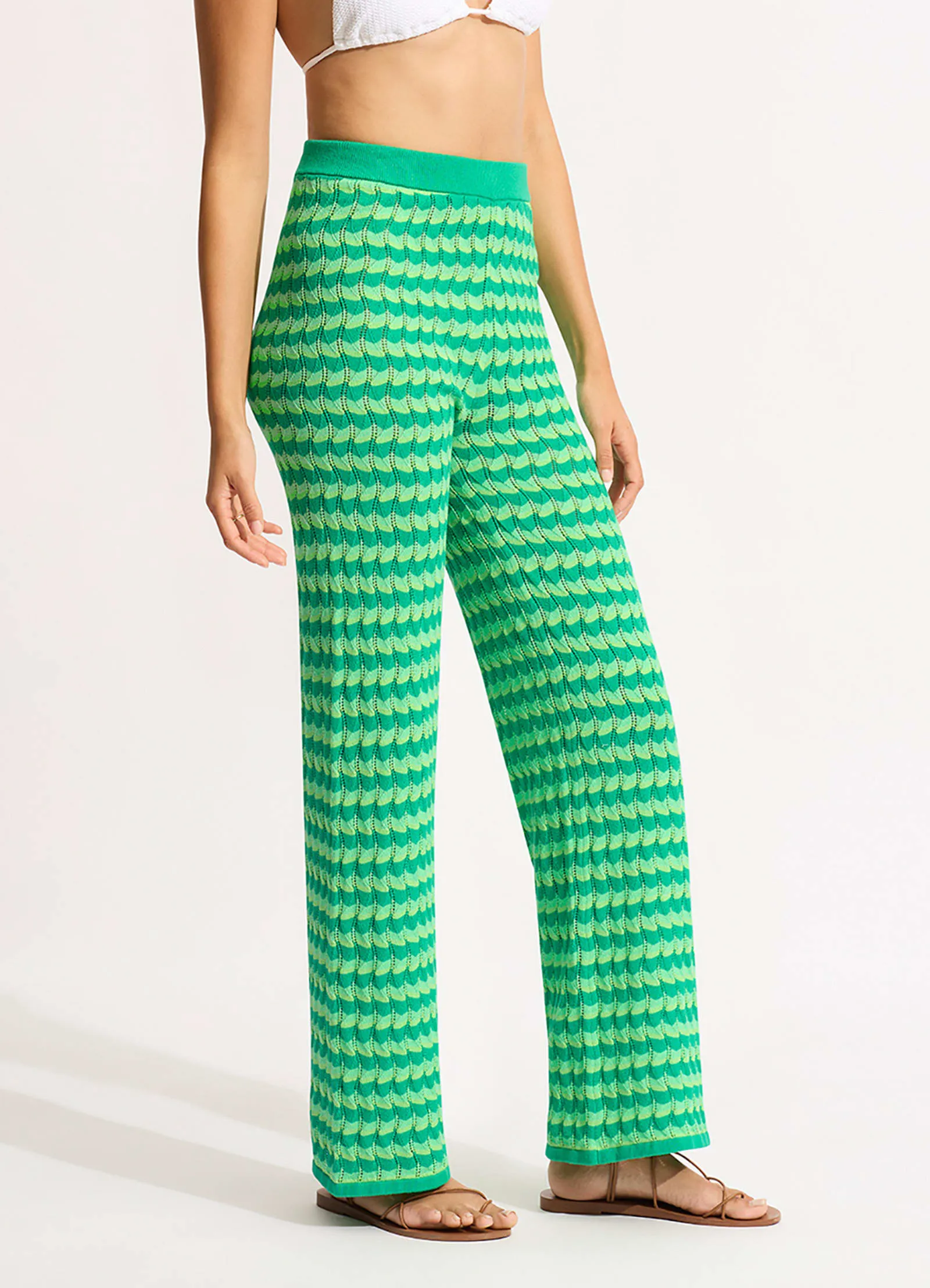 Carnaby Knit Pant - Jade