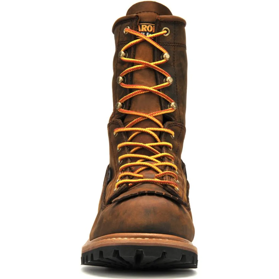 Carolina Men's Spruce 8" WP Lace-to-Toe Logger Work Boot, Brown CA8824