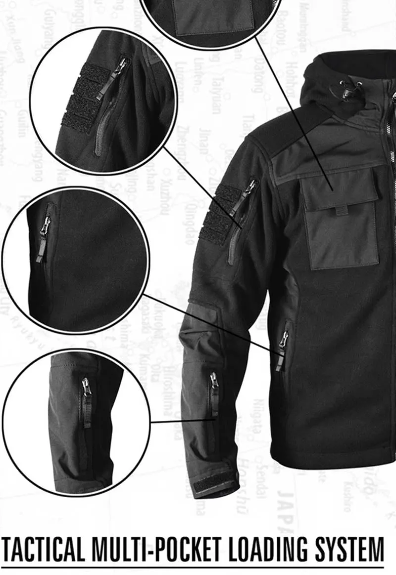 Clearance Soft Shell Stitching Men's Jacket(726107)