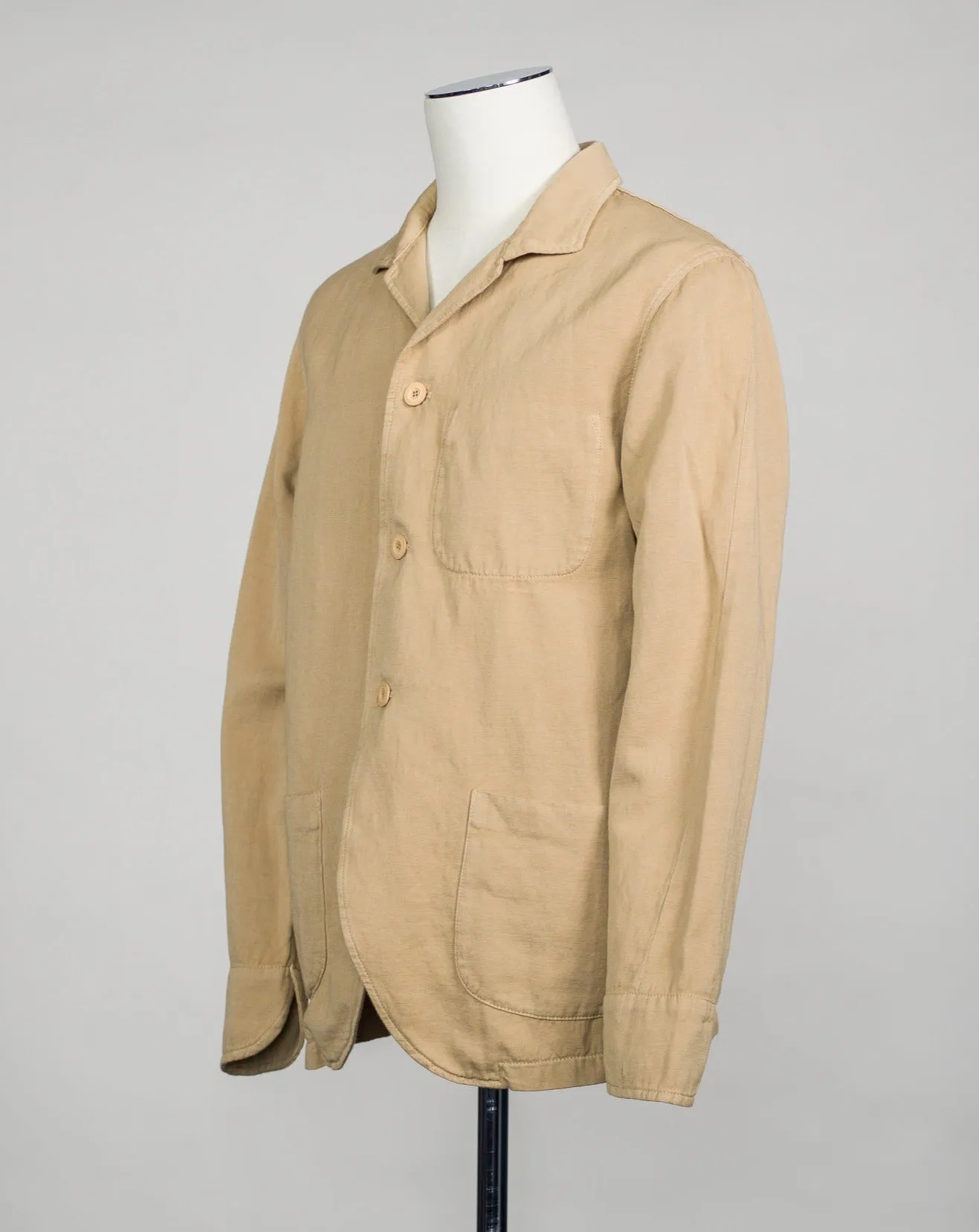 C.O.F. Studio Cotton & Linen Painter Jacket / Khaki