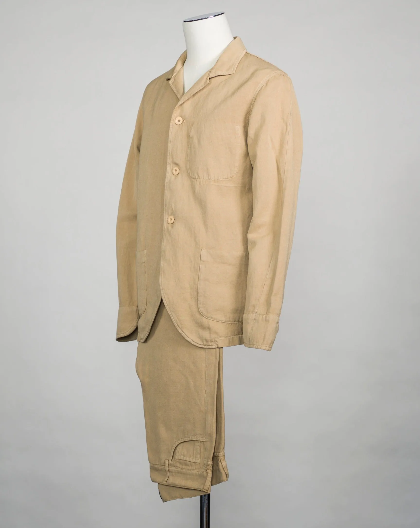 C.O.F. Studio Cotton & Linen Painter Jacket / Khaki